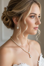 klassisches-brautschmuck-set-gold-halskette-armband-ohrringe