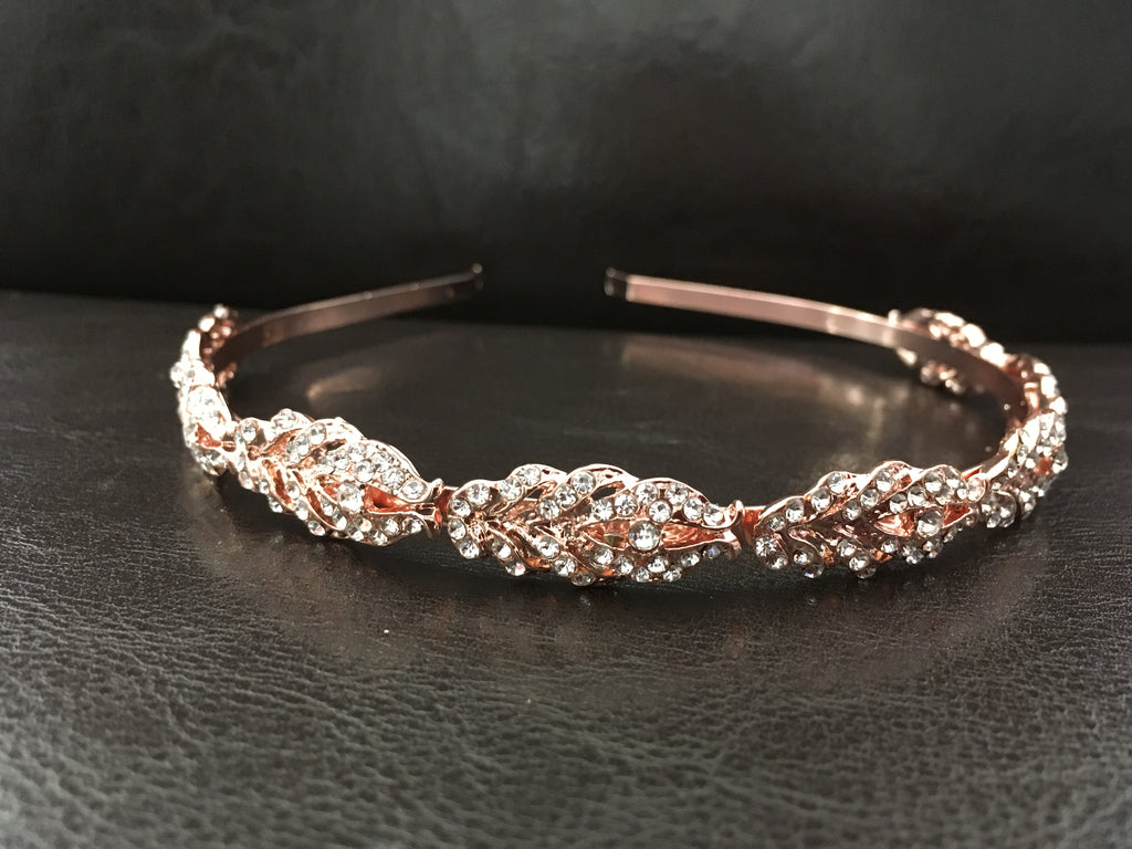 luxuriöses-diadem-rose-gold-mit-klaren-kristallsteinen