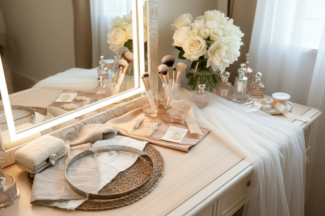 moderner-brautguertel-in-silberoptik-mit-spiegelnder-oberflaeche-fuer-minimalistische-hochzeit