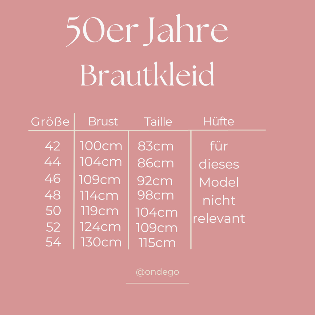 CURVY 3/4 Ivory Brautkleid – Spitze im 50er-Jahre-Stil für Standesamt & Strandhochzeit | Größen 42–54 | ONDEGO®