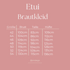 CURVY 3/4 Ivory Brautkleid – Figurbetontes Spitzen-Hochzeitskleid für Standesamt & Strandhochzeit | ONDEGO®