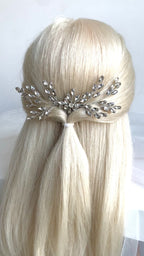 Haarkamm Strass Silber – Eleganter Brautschmuck mit Glanz | ONDEGO®