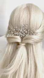Haarkamm Strass – Dezenter Glitzer-Haarschmuck in Silber | ONDEGO®