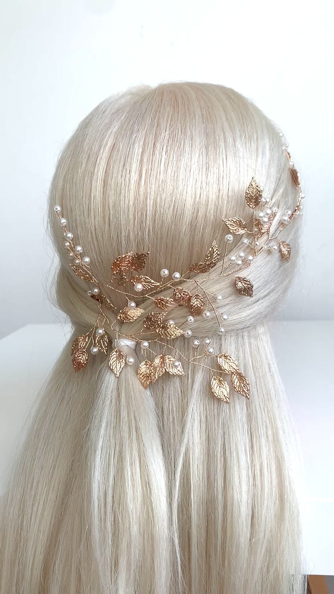 Vintage Haardraht Blätter Gold Brautschmuck Hochzeit Haarschmuck – ONDEGO®