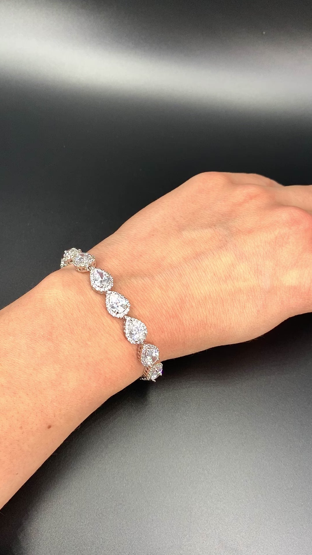 brautschmuck-armband-tropfen-zirkonia-silber