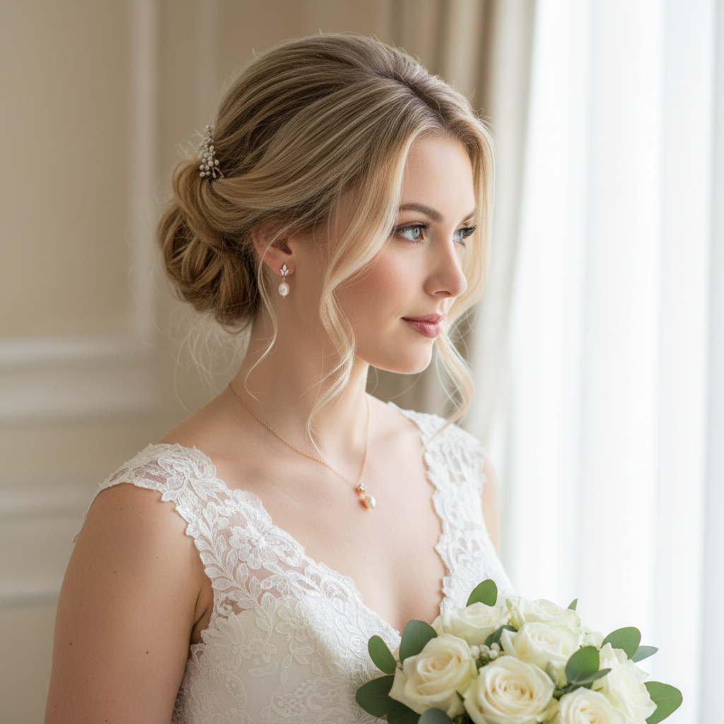 schmuckset-braut-rosegold-kette-ohrringe-armband-hochwertig