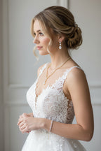 schmuckset-hochzeit-gold-halskette-armband-ohrringe