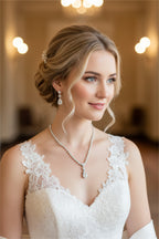 schmuckset-hochzeit-silber-halskette-armband-ohrringe