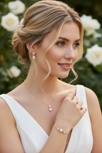 schmuckset-rosegold-braut-collier-ohrringe-armband-elegant