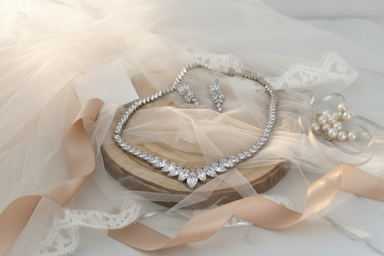 silber-ohrringe-hochzeit-zirkonia-funkelnde-braut-accessoires