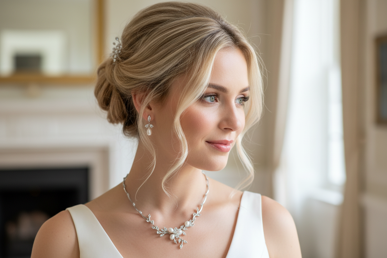 silber-schmuckset-elegant-fuer-brautkleid-hochzeit