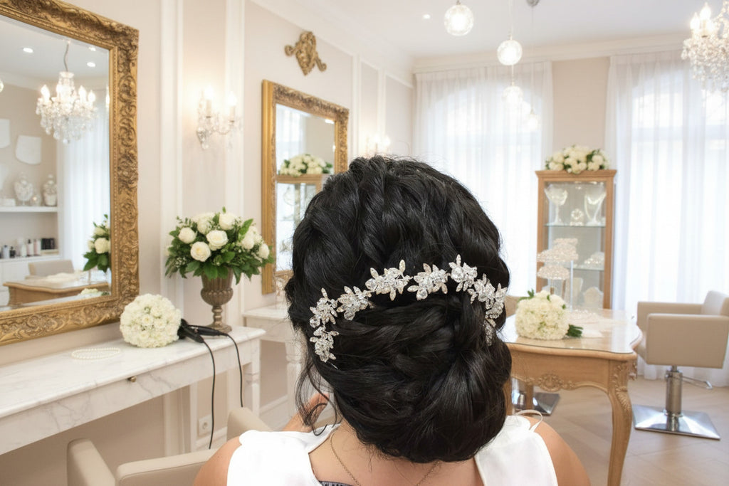 silberner-haarschmuck-fuer-braut-mit-kristallen-und-schleifenbaendern