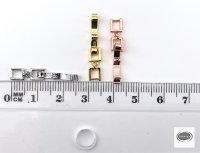 Klappverschluss Verlängerung silber rosegold gold Collier Armband Zwischenstück Verschluss