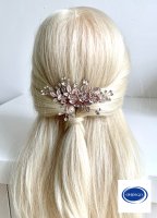 Rosegold Haarschmuck Haarkamm Blüten Blumen ONDEGO Hochzeit
