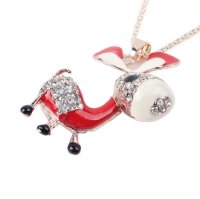 Rentier Esel Rosegold 3D Anhänger Weihnachten Weihnachtsgeschenk Geschenk Emaille Rudolf