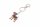 Jack Russell Jack Russel Hund Schlüsselanhänger Kette bunt Anhänger Weihnachten