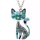 Kette Halskette bunt Katze Kätzchen Maine Coon Anhänger Weihnachten