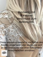 Perle Rosegold Rückenkette Rückenanhänger Rückenschmuck Brautschmuck Hochzeit Schmuck