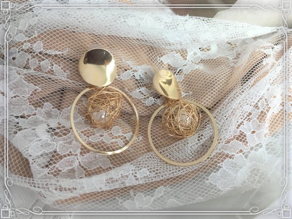 Gold Ohrringe Perle Ivory Perlenohrringe Creolen groß Brautschmuck Weihnachten Geschenk