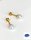 Gold Ohrringe Perle Perlenohrringe Geschenk Brautschmuck Trauzeugin
