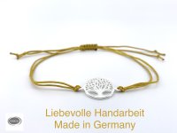 925 SILBER versilbert Lebensbaum Wunscharmband Armband Geschenk Glücksbringer
