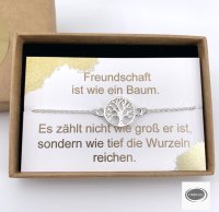 GESCHENK Lebensbaum beste Freundin Armband...