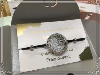 Lebensbaum Strass Trauzeugin Geschenk Freundin Hochzeit Brautjungfer Armband